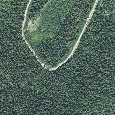 aerial photo of Eleanor Creek Trailhead, Pierce County, Washington