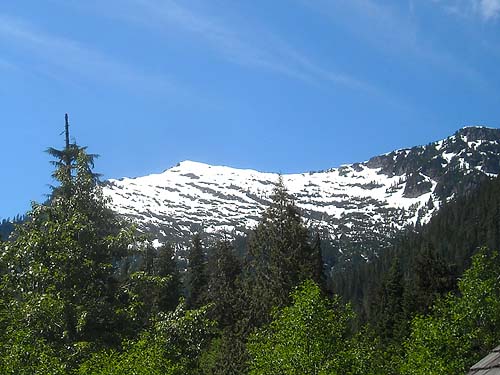 Sloan Peak from Sloan Creek Road 49 end, Snohomish County, Washington