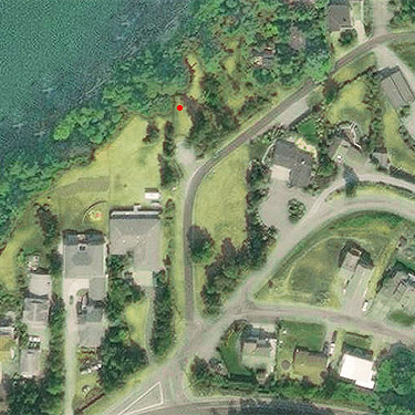 2014 aerial view, Utsalady Point Park, Camano Island, Washington