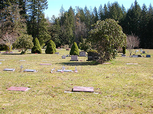 Saxon Cemetery, Saxon Road, South Fork Nooksack River, Whatcom County, Washington