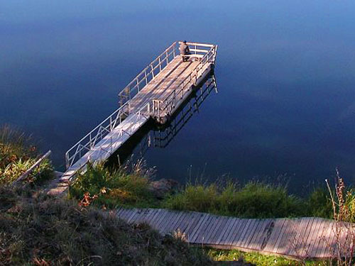 public dock, Fish Lake Park, Spokane County, Washington