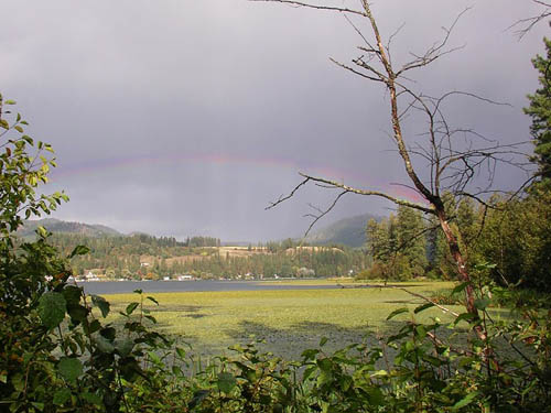 rainbow on 7 October 2013, McLellan Conservation Area, Spokane County, Washington