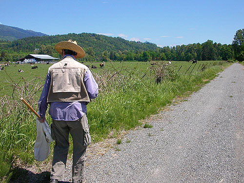 Laurel Ramseyer on the Cascade Trail near Minkler Lake, Skagit County, Washington