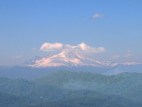 Mount Baker from lookout tower, North Mountain, Skagit County, Washington (nr Darrington)