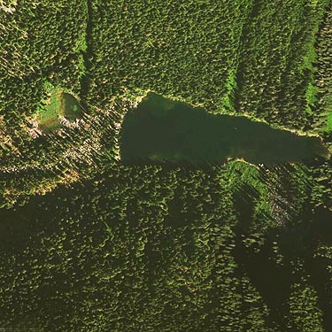 2013 aerial photo of Slide Lake, Skagit County, Washington