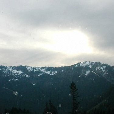 snow just west of Stevens Pass, Washington, 10 May 2015