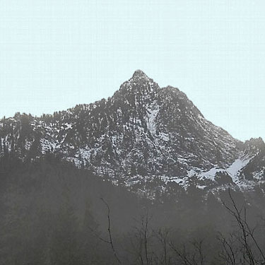 Hall Peak from Big 4 Picnic Area, Snohomish County, Washington