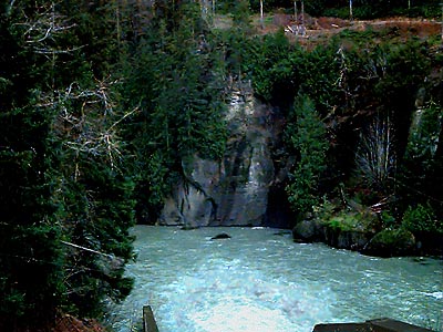 gorge below Lower Elwha Dam, Clallam County, Washington