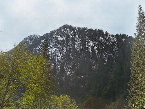 Long Mountain from Deer Creek Road near Silverton, Snohomish County, Washington