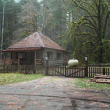 Interrorem Guard Station cabin, Duckabush River, Jefferson County, Washington