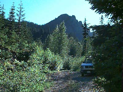 Kachess Ridge from West Fork of French Cabin Creek, Kittitas County, Washington