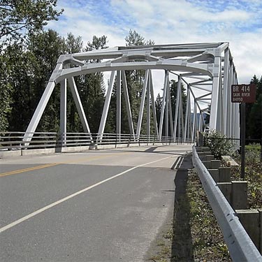 Sauk River Bridge just E of Darrington, Snohomish County, Washington