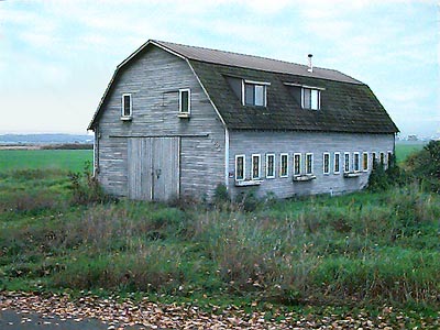 barn on Boe Road near Hatt Slough, Snohomish County, Washington