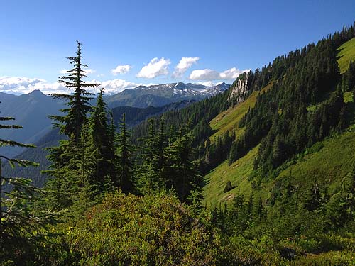 beautiful landscape, Hidden Lake Peaks trail, Skagit County, Washington