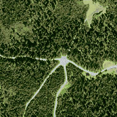 1998 aerial photo of Jack Pass, Snohomish County, Washington