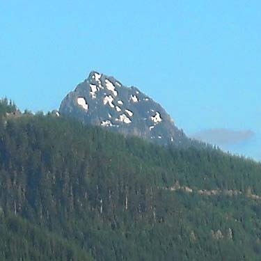 top of Quarter Dome seen from near Jack Pass, Snohomish County, Washington