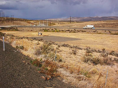 collecting site in Johnson Canyon by Interstate 90, Kittitas County, Washington