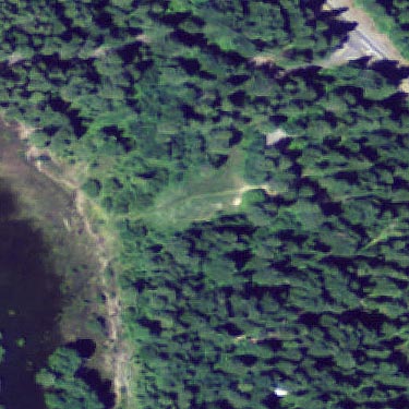 2009 aerial view of Wish-Poosh Campground, Kittitas County, Washington