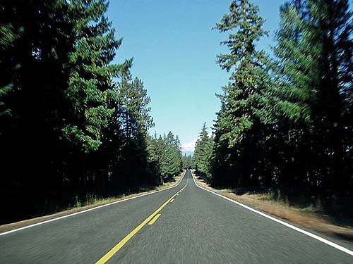Glenwood Highway near Outlet Creek Campground, Klickitat County, Washington