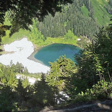 Sauk Lake from Sauk Mountain, Skagit County, Washington
