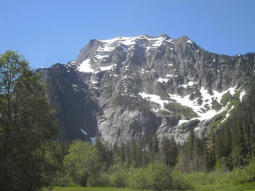 Big Four Mountain on first day of summer, Snohomish County, Washington