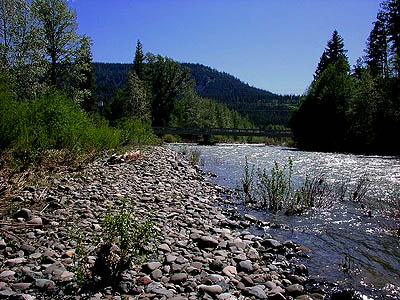 Teanaway River at Red Bridge Road, Kittitas County, Washington