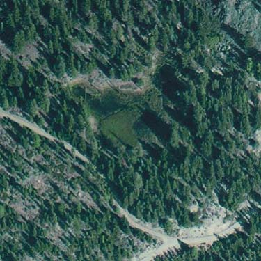 2005 aerial photo, Thunder Lake, Yakima County, Washington