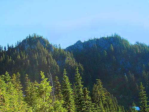 Keechelus Ridge from the basin of Rock Rabbit Lakes, Kittitas County, Washington