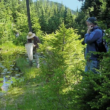 Laurel Ramseyer & Ron Austin at North Lilypad Lake, Whatcom County, Washington