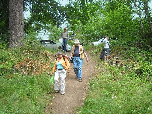 Scarabs and Parascarabs arrive at Wilkeson Creek County Park, Pierce Couty, Washington