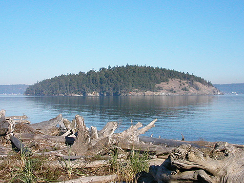 Hope Island from Ala Spit County Park, Whidbey Island, Washington