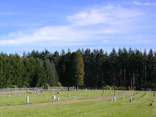 Alpha Cemetery west of Alpha, Lewis County, Washington