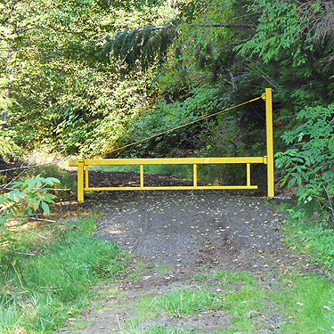 Road gate, 2 miles south of Artic, Washington