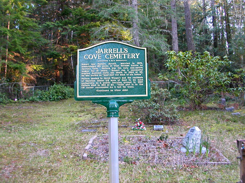 Jarrell Cove Cemetery, Hartstene Island, Mason County, Washington