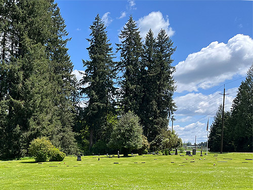 east end of Bethel Church Cemetery, Ridgefield, Clark County, Washington