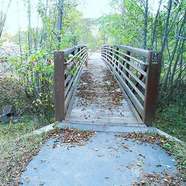 bridge of Meadow Creek Trail, Big Meadow Lake, Pend Oreille County, Washington