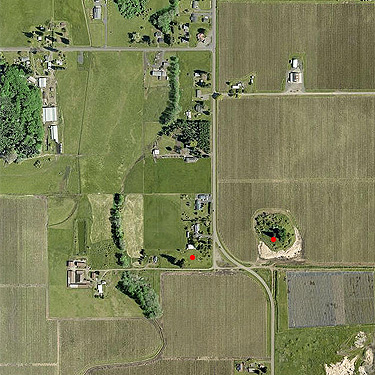 Boistfort community, Lewis County, Washington, showing cemetery sites in 2024