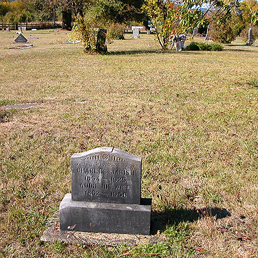 scene in Boistfort Cemetery, Boistfort, Lewis County, Washington