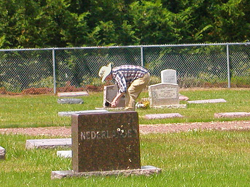 Laurel Ramseyer in Alpha Cemetery, Alpha, Lewis County, Washington in 2025