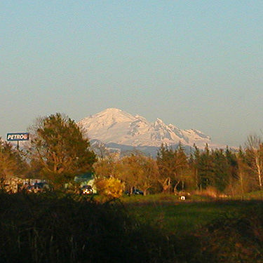 Mt. Baker from Grandview Road, Whatcom County, Washington