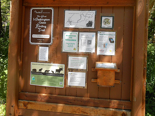 trailhead, Woods Creek Nature Trail, Lewis County, Washington