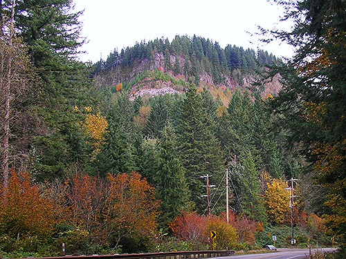 fall color, Clay Creek, state highway 410, King County, Washington
