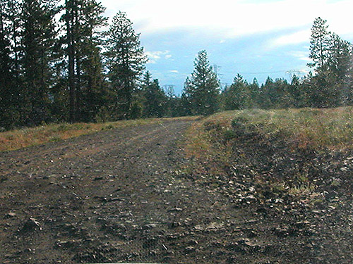 rough, rocky stretch of Colockum Road, Kittitas County, Washington