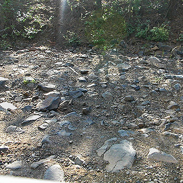 rough rocky stretch of Colockum Road, Kittitas County, Washington