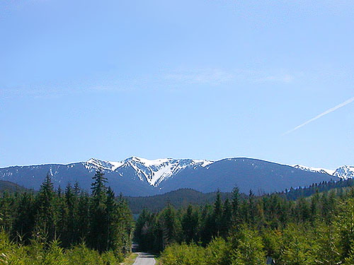 Maiden Peak and Elk Mountain from Deer Park Road, Clallam County, Washington