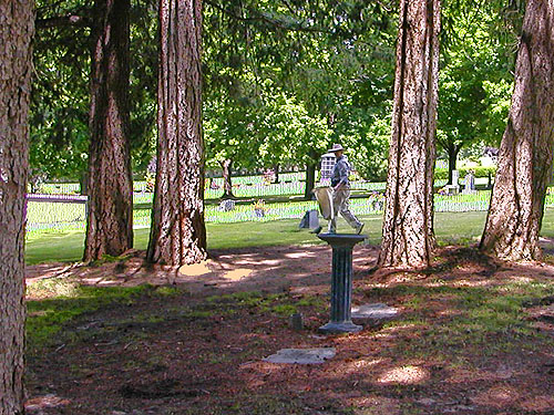 Laurel Ramseyer in Evergreen "Memorial Park" cemetery, East Wenatchee, Washington