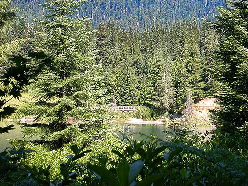 Gold Creek Pond, Gold Creek Valley near Snoqualmie Pass, Washington