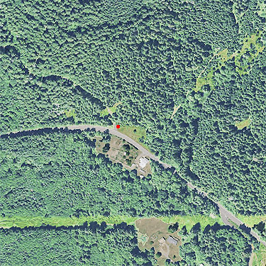 aerial view of Jones Creek site, Pe Ell-McDonald road, Lewis County, Washington