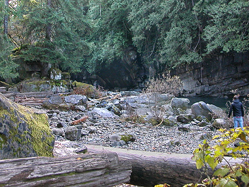 North Fork Skykomish River gorge near Eagle Falls, Snohomish County, Washington