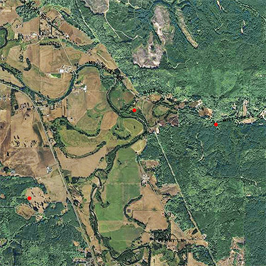 Menlo-Willapa-Mill Creek area, 2021 aerial photo